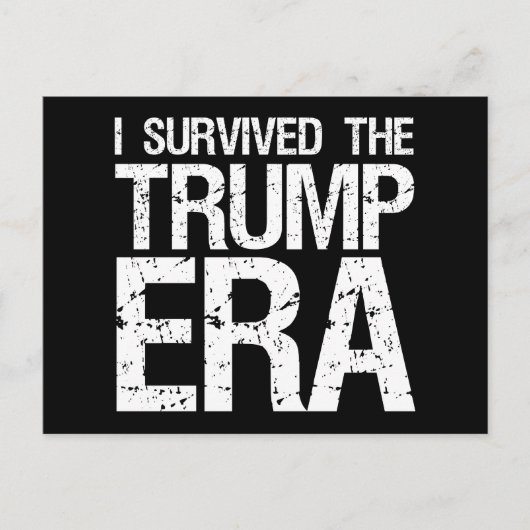 Ik heb het Trump-tijdperk 2020 overleefd Briefkaart (Voorkant)