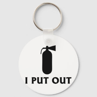 Ik heb het uitgezet sleutelhanger