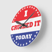 Ik heb het vandaag verknald ronde klok (Hoek)