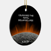 Ik heb het zonsverduistering ornament overleefd (Rechts)