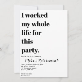 Ik heb hier mijn hele leven voor gewerkt? kaart