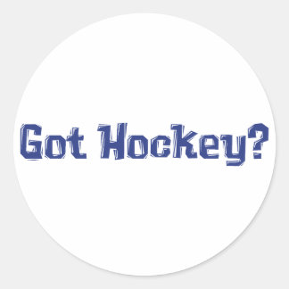 Ik heb hockeygeschenken ronde sticker