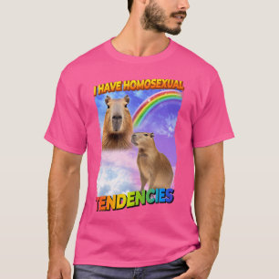 Ik heb homoseksuele neigingen Capibara T-shirt