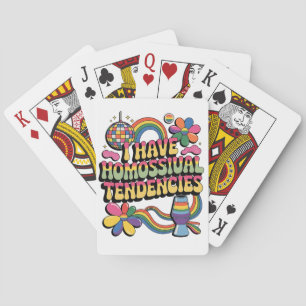 Ik heb homoseksuele neigingen LHBT Pride Month Pokerkaarten