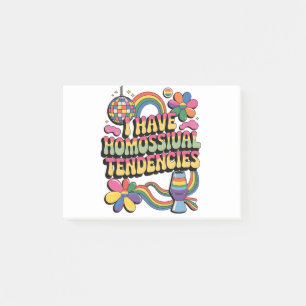 Ik heb homoseksuele neigingen LHBT Pride Month Post-it® Notes