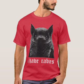 Ik Heb Hondsdolheid Vleermuis Vintage T-shirt