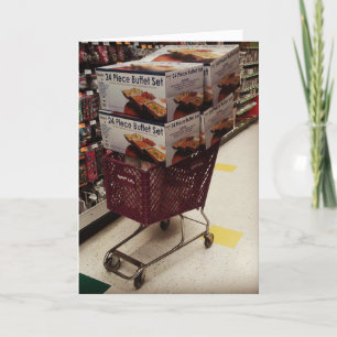 "Ik heb honger, jongens." Verjaardag Kaart