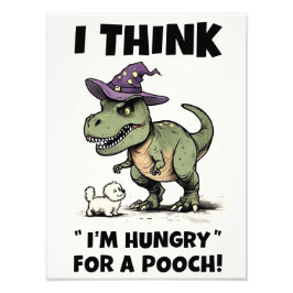 Ik heb honger naar een poedertje foto afdruk