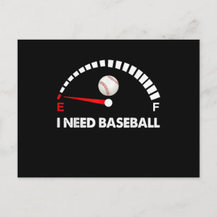 Ik heb honkbal nodig briefkaart
