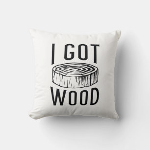 Ik heb hout kussen