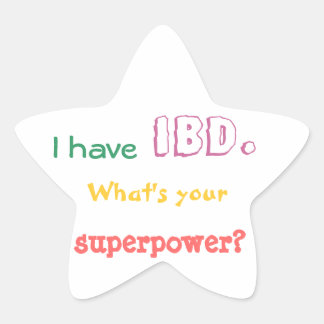 Ik heb IBD. Wat is jouw superkracht? sticker