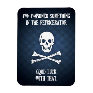 Ik heb iets in de koelkast gespoten. magneet