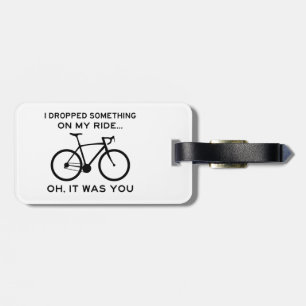 Ik heb iets op m'n ride laten vallen. bagagelabel