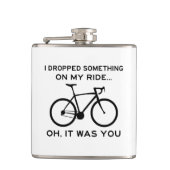 Ik heb iets op m'n ride laten vallen. heupfles (Voorkant)