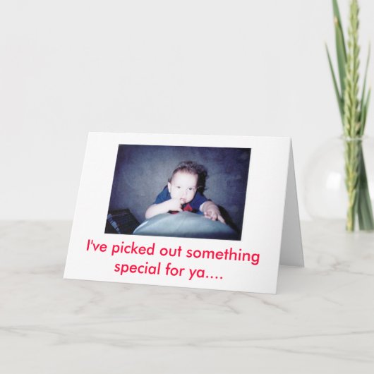 Ik heb iets speciaals uitgezocht f... kaart (Voorkant)