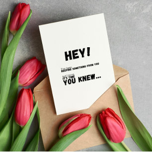 Ik heb iets voor je verborgen gehouden kaart