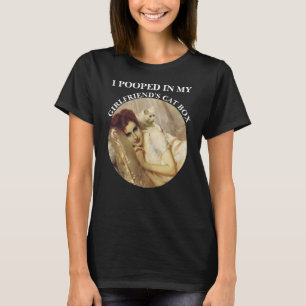 IK HEB IN DE KATTENBAK VAN MIJN VRIENDIN GEPOEPD T-SHIRT