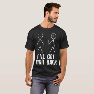 Ik heb je achterstickmannetjes mannen grappige bil t-shirt