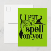 "Ik heb je betoverd" Briefkaart (Voorkant / Achterkant)