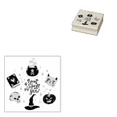 Ik heb je betoverd 	rubberstempel (Gestempeld)