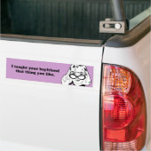 IK HEB JE BOYFRIEND GEHAD DAT JULLIE DINGEN BUMPERSTICKER (Op Truck)