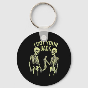Ik heb je CK Halloween skelet schedel sarcastisch Sleutelhanger