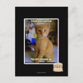 Ik heb je dagboek gelezen briefkaart (Voorkant)