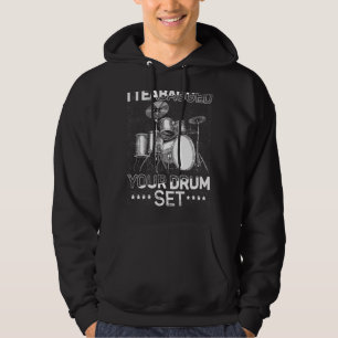 Ik heb je drum laten zien... grappig zegt Sarcasti Hoodie