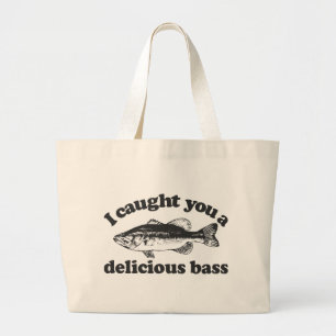 Ik heb je een heerlijke aanslag opgevangen grote tote bag