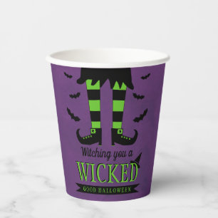 Ik heb je een schimmige goede halloween opgehangen papieren bekers