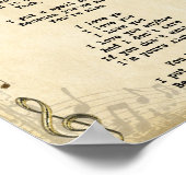 Ik heb je een spelletje gegeven met Lyric Guitar P Poster (Hoek)