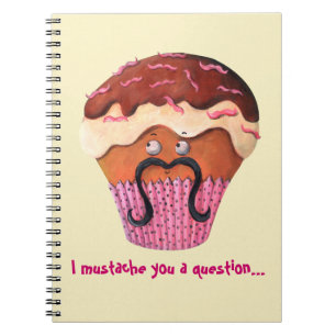 Ik heb je een vraag gesteld Cupcake Notitieboek