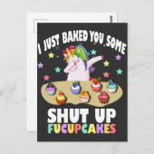 Ik heb je gewoon een paar dingen gebakken met T-Sh Briefkaart (Voorkant / Achterkant)