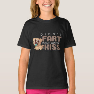 Ik heb je niet een kus grappige PUG gegeven. T-shirt