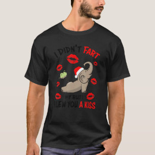 Ik heb je niet een kus-olifant-Chr verteld. T-shirt