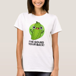 Ik heb je rug grappige Veggie Pun gegeven T-shirt