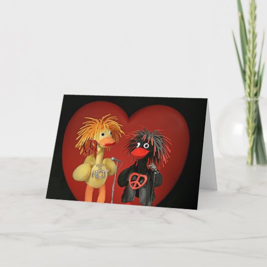 Ik heb je, schat! feestdagen kaart (Voorkant)