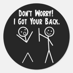 Ik heb je terug! ronde sticker