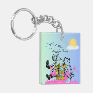 Ik heb je terug sleutelhanger