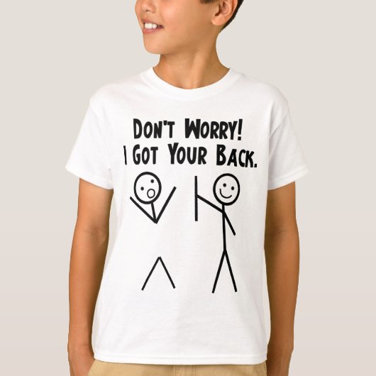 Ik heb je terug! t-shirt (Voorkant)