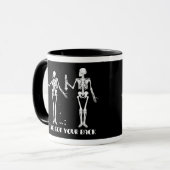 Ik heb je terug | Uw Humerus - skeletten Mok (Voorkant links)