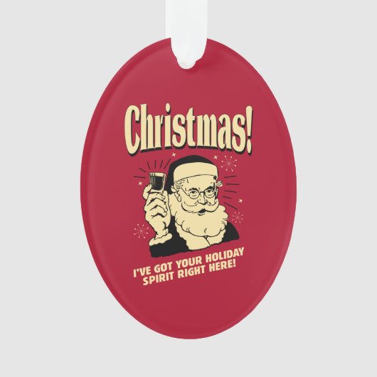 Ik heb je vakantiegeest hier ornament (voorkant)