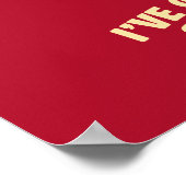 Ik heb je vakantiegeest hier poster (Hoek)