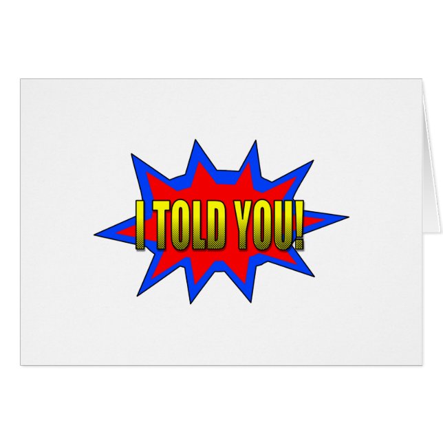 Ik heb je verteld (Voorkant Horizontaal)