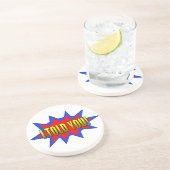 Ik heb je verteld zandsteen onderzetter (Zijkant)