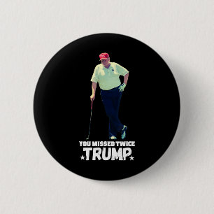 Ik heb je weer gemist Trump Golf 2024 Ronde Button 5,7 Cm