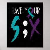 Ik heb je zes militaire zelfmoordpreventiestaven poster (Voorkant)