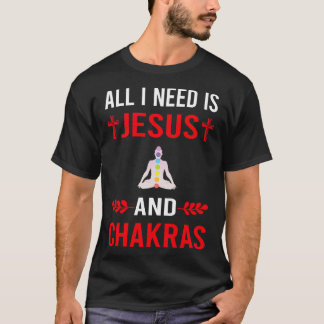 Ik heb Jezus en Chakra Chakra nodig T-shirt