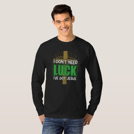 Ik heb Jezus Irish St Patrick niet nodig. T-shirt (Voorkant volledig)