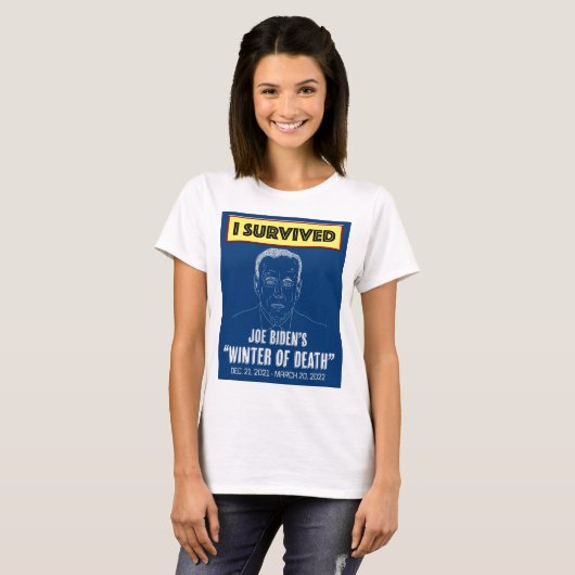 Ik heb Joe Biden's winter overleven T-shirt (Voorkant volledig)